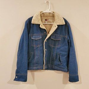 Sherpa Lined Denim Coat